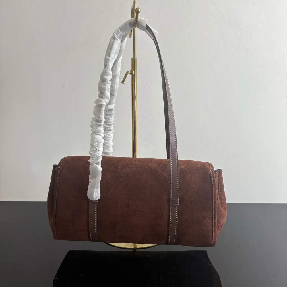 Coach Vintage Brown Suede Underarm Bag - Picture 3 of 7
